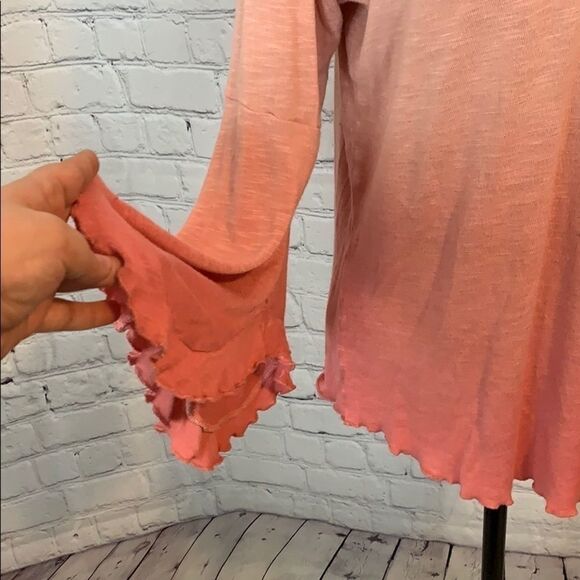 Seven 7 / pink ombré blouse / size large - Picture 4 of 8